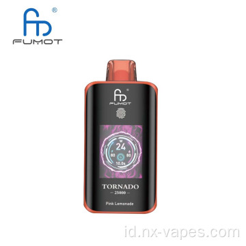 Fumot tornado 25k sentuh sakelar sekali pakai